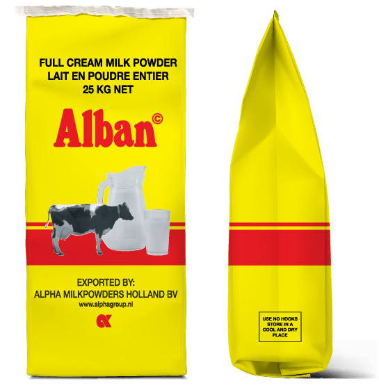 Alpha Alban bag Milkpowders